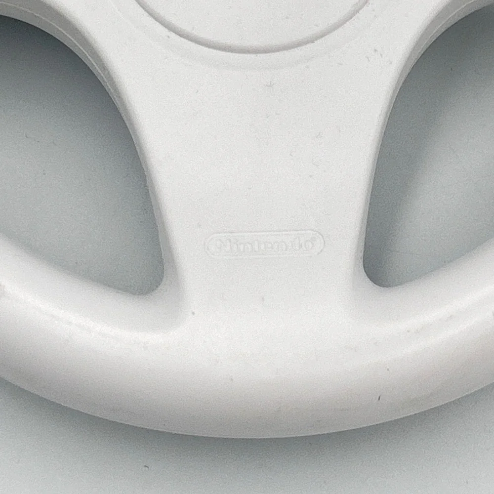 Nintendo Wii Wheel Set of 2 White RVL-024 Mario Kart Racing Official OEM